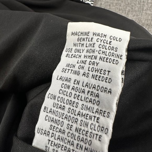 R&K Dress Black‎ White Red Round Neck Sleeveless Large Stretch Mandala Print - Picture 5 of 15